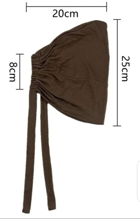 Pack Of 12 Tube Hijab Caps Plain Hijab Caps