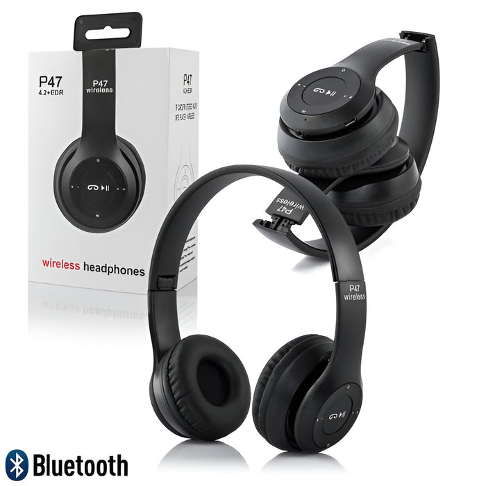 P47 Bluetooth Foldable Headset with Microphone