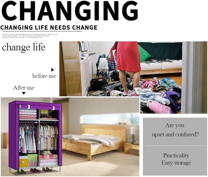 Portable Foldable Closet Wardrobe
