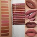 Set Of 12/6 Pcs Matte Nude Colors Lip Liners