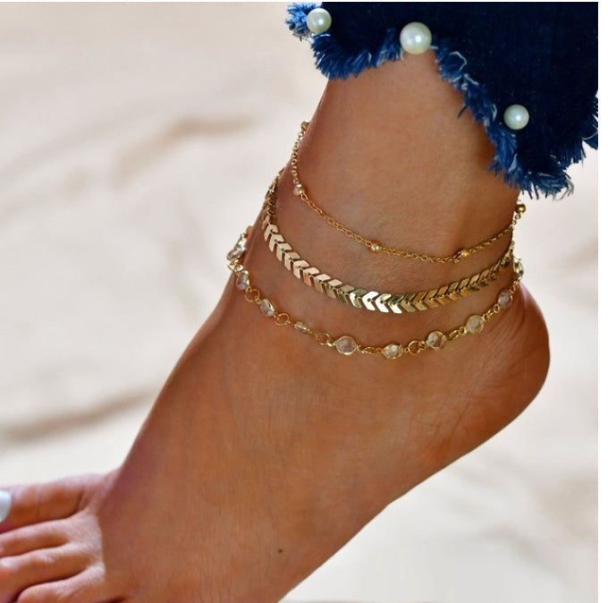 LETAPI Bohemian Beads Anklets for Women