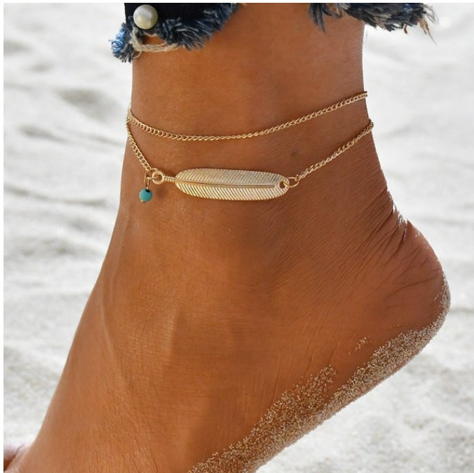 LETAPI Bohemian Beads Anklets for Women
