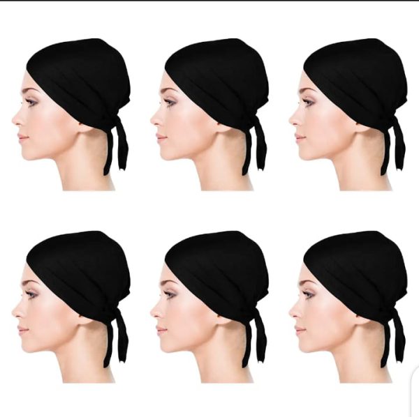 Pack Of 12 Tube Hijab Caps Plain Hijab Caps