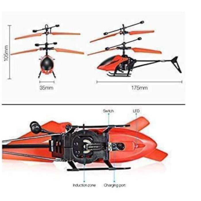 Infrared Induction Led Helicopter