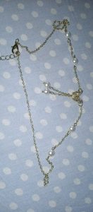 Gold Butterfly Pearl Choker Necklace For Women