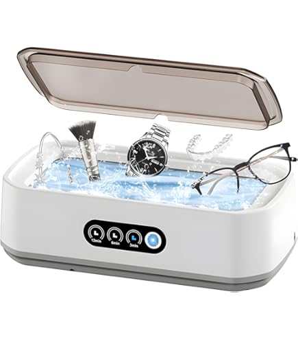 Ultrasonic Cleaner Jewelry Watch Eye Glasses Ring Makeup Brush Cleaning Machine