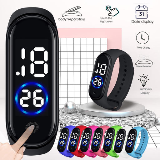 Digital Wrist Band  Fashion Rubber Led