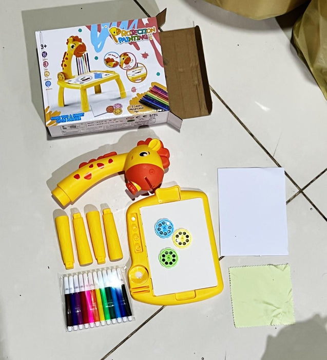 Giraffe Small Size Art Drawing Board Leds Projector