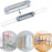 3 In 1 Rack Wall Mounted Folding Slippers