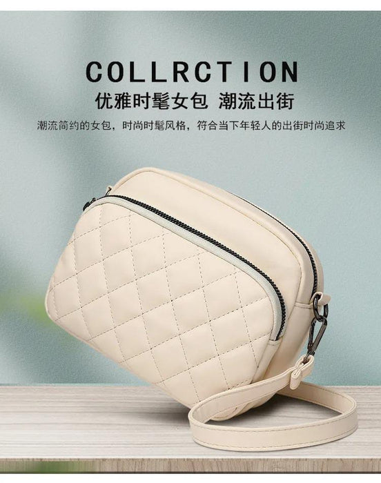 Women’s Pu Leather Embroidered Shoulder Bag