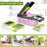 16 in 1 Multifunctional Vegetable Chopper, Slicer, Shredder