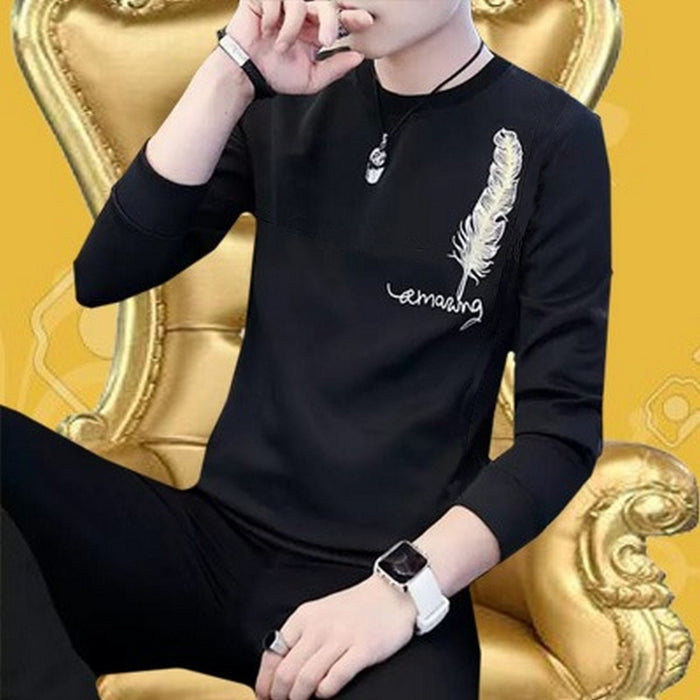 Men’s Stylish Print Full Sleeves T-shirt
