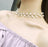 Zig Zag White Choker With Earrings