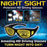1 Pieces Hd Day & Night Vision Wrap Around Glasses