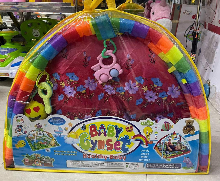 Baby Play Mat with Hanging Rattles For kids