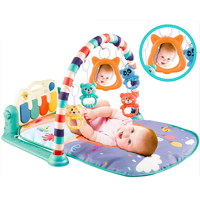 Baby Play Mat with Hanging Rattles For kids