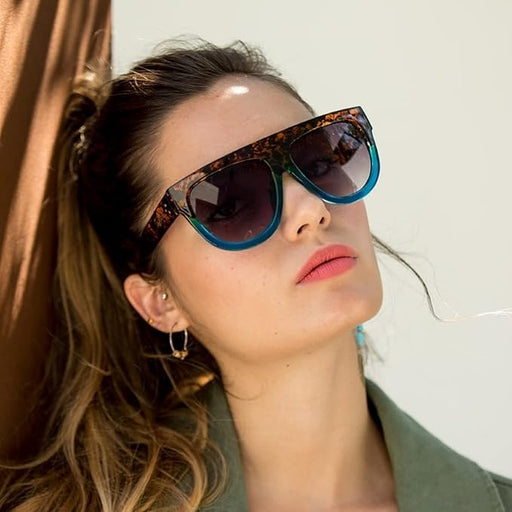 Gradient Oversized Square Sunglasses