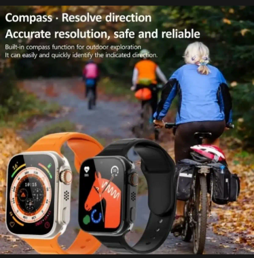 Ultra Smart Watch | 7 Premium Straps | Bluetooth Calling | Wireless Charging