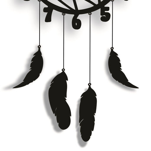 Wooden Feather, Wall Hanging Wall Clock